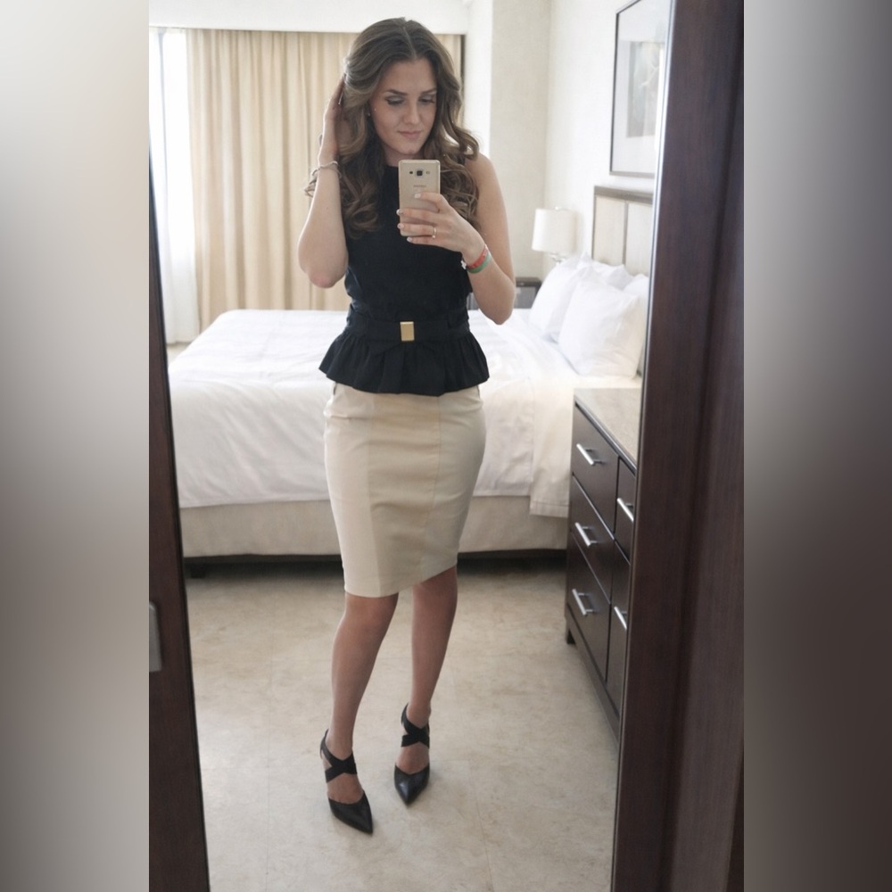 Elisabetta Franchi Tan Women's Skirt